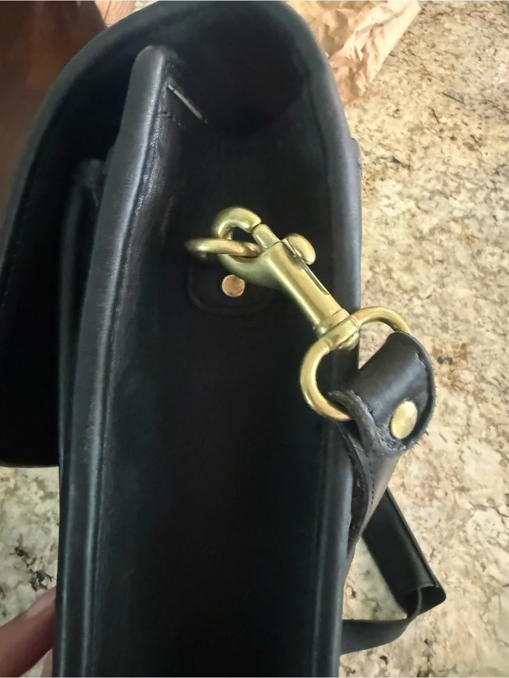 Vintage Coach leather briefcase